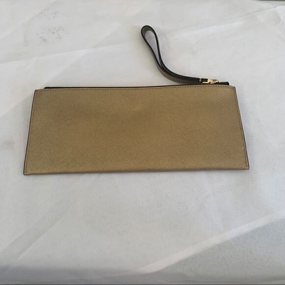 Henri Bendel West 57th Travel Pouch Wristlet - Gold - Picture 9 of 9